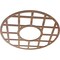 Ekena Millwork O'Neal Wood Fretwork Pierced Ceiling Medallion, Walnut, 30"OD x 10 7/8"ID x 3/8"T CMWP30X30X0375ONWA - alternate 5